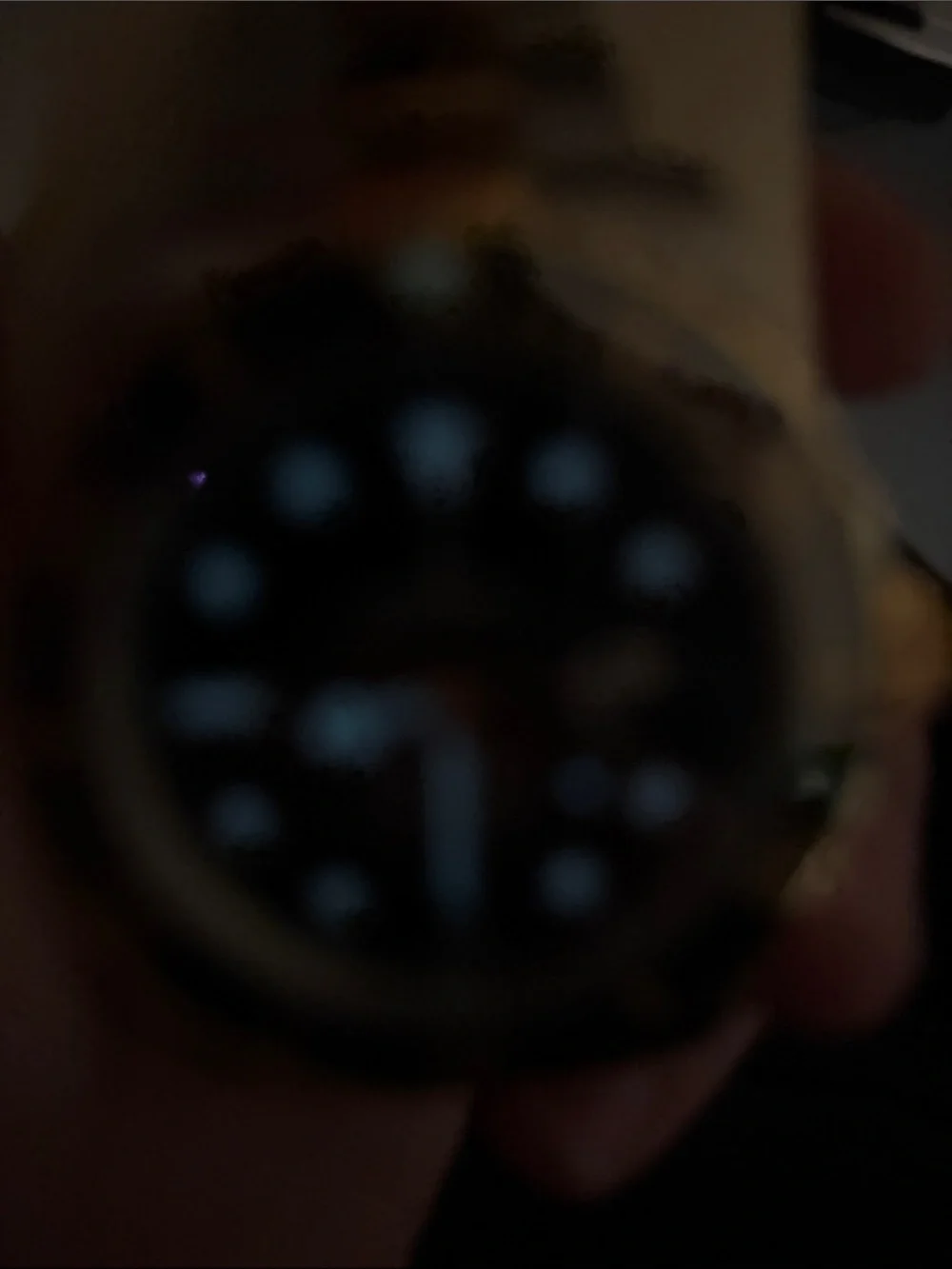 Two-Tone Black and Gold Men's Watch